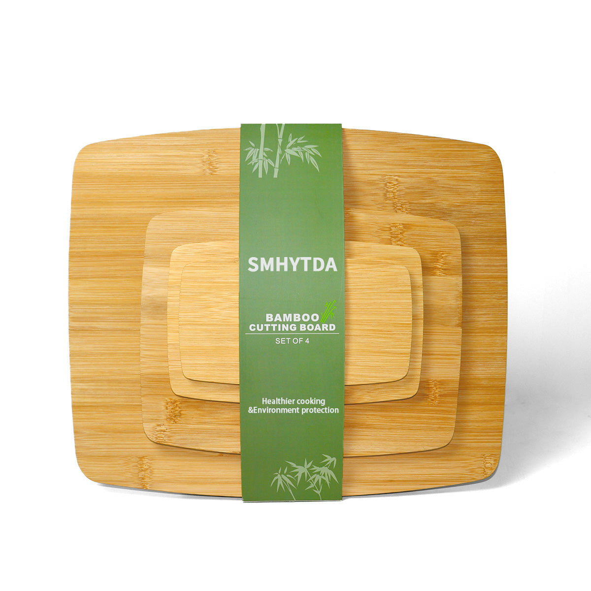 Bamboo Cutting Board Set of 4 — Extra-Large Prep Boards