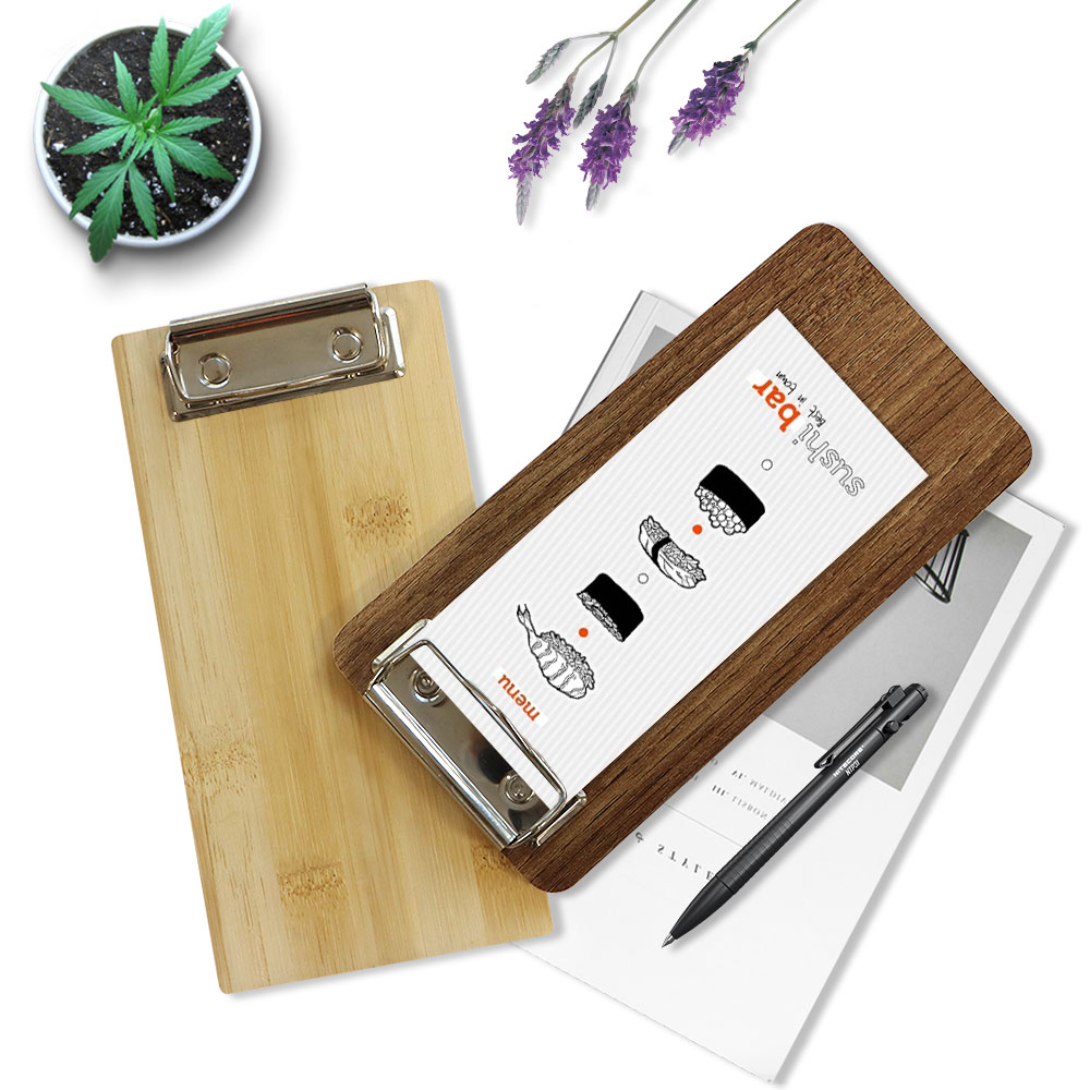 custom bamboo wooden clipboard in bulk