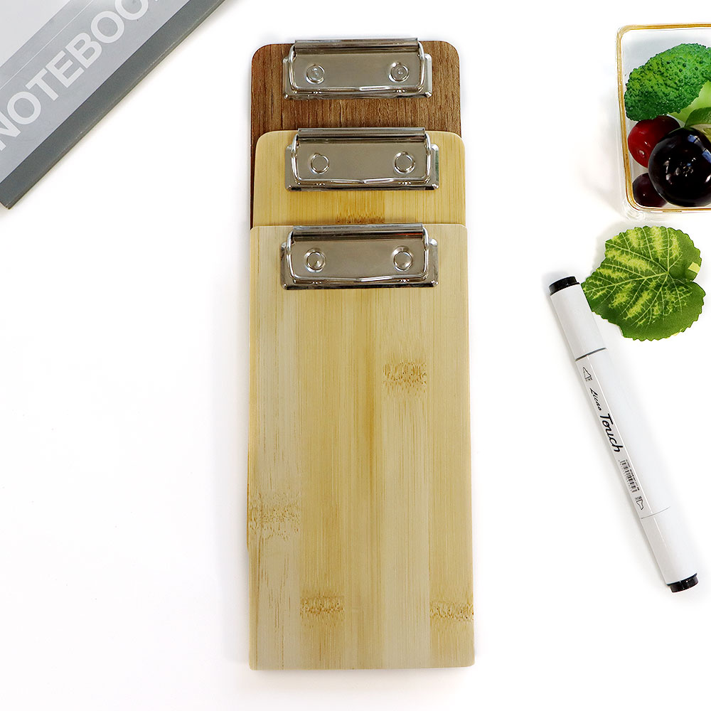 custom bamboo wooden clipboard in bulk
