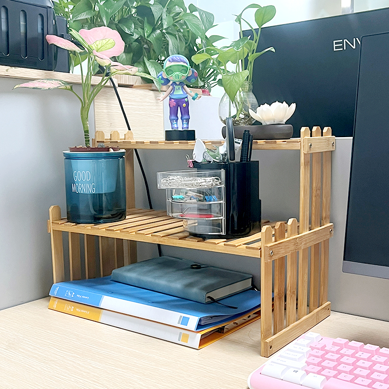 custom tiered bamboo wooden plant stand rack