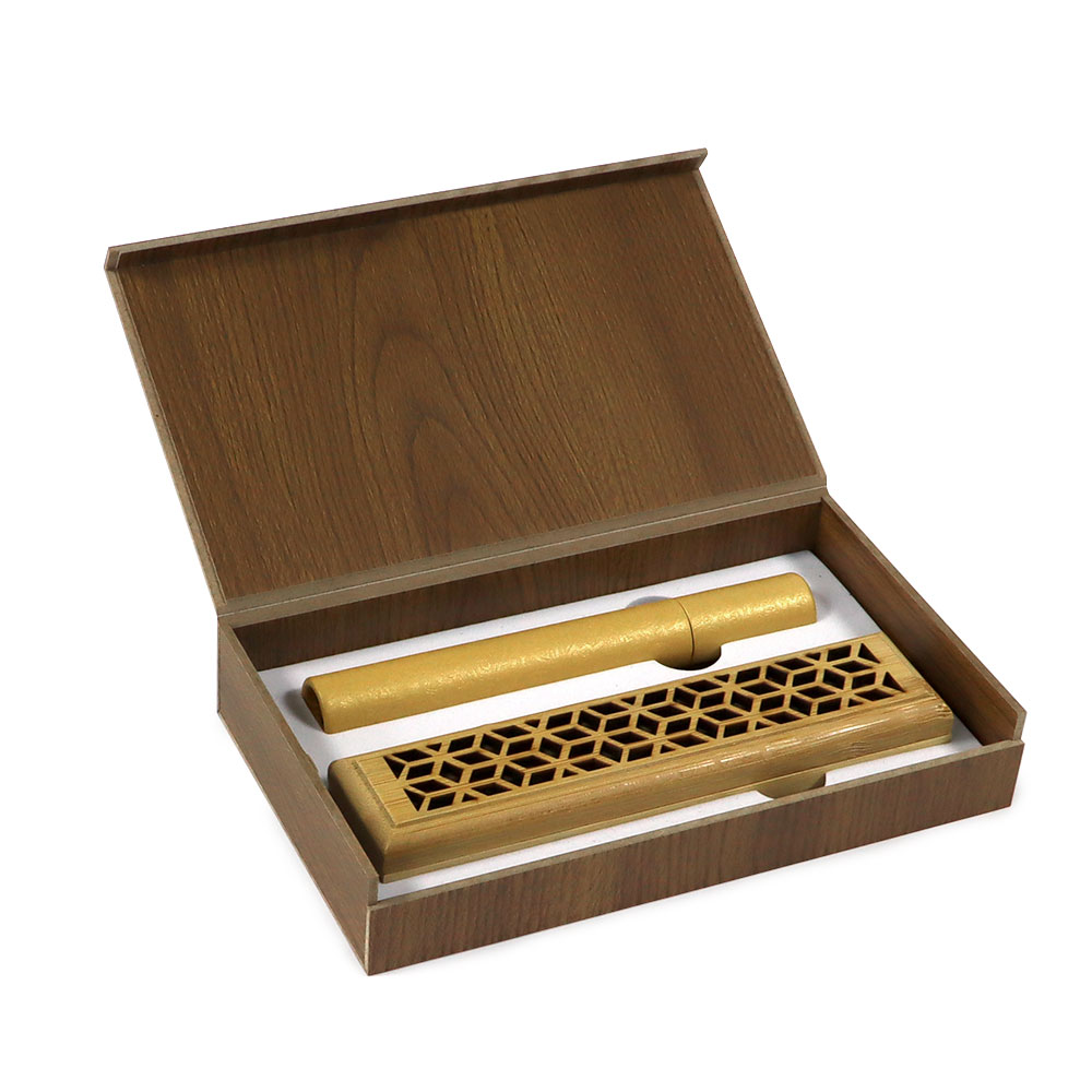 custom bamboo incense burner with package box