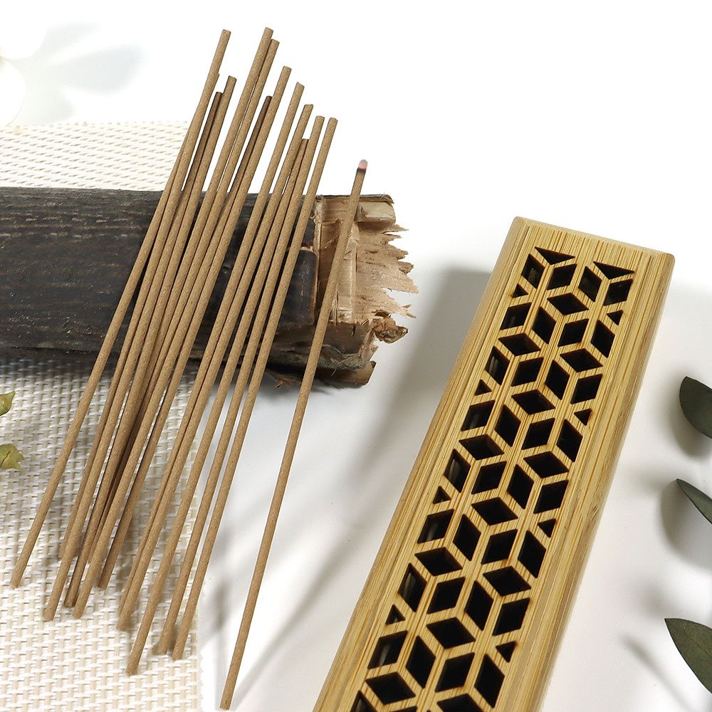 custom bamboo incense burner with package box