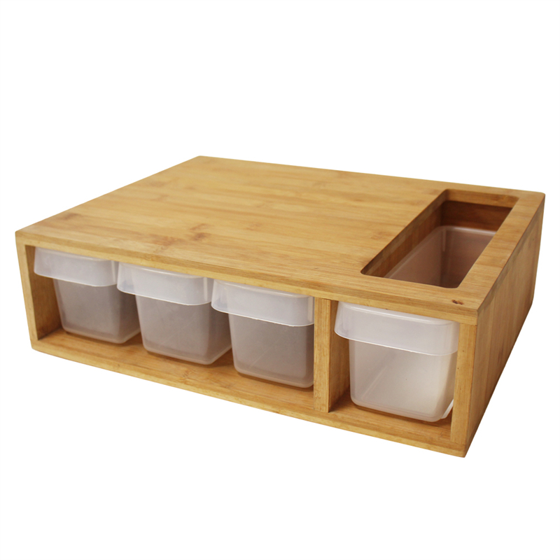 wholesale cutting board with storage containers