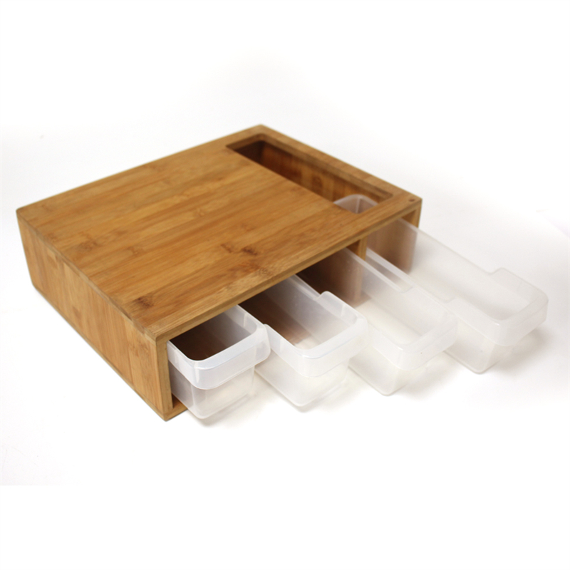 wholesale cutting board with storage containers