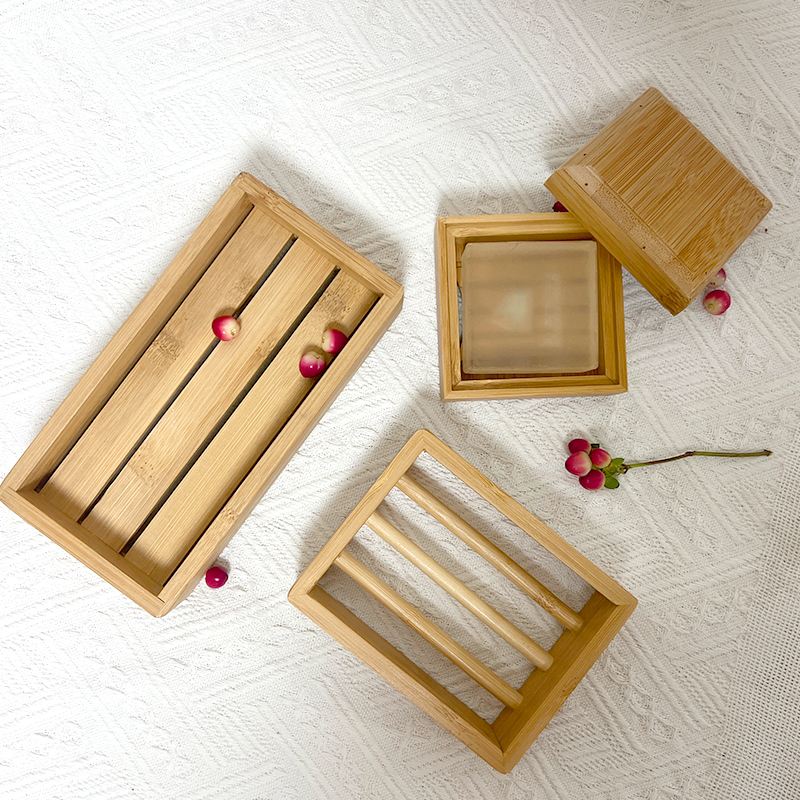 Wholesale bamboo wooden soap dish