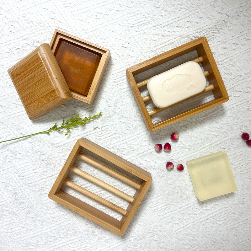 Wholesale bamboo wooden soap dish