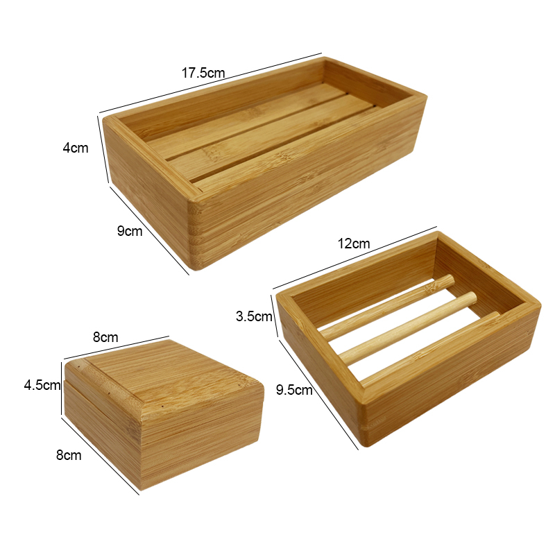 Wholesale bamboo wooden soap dish