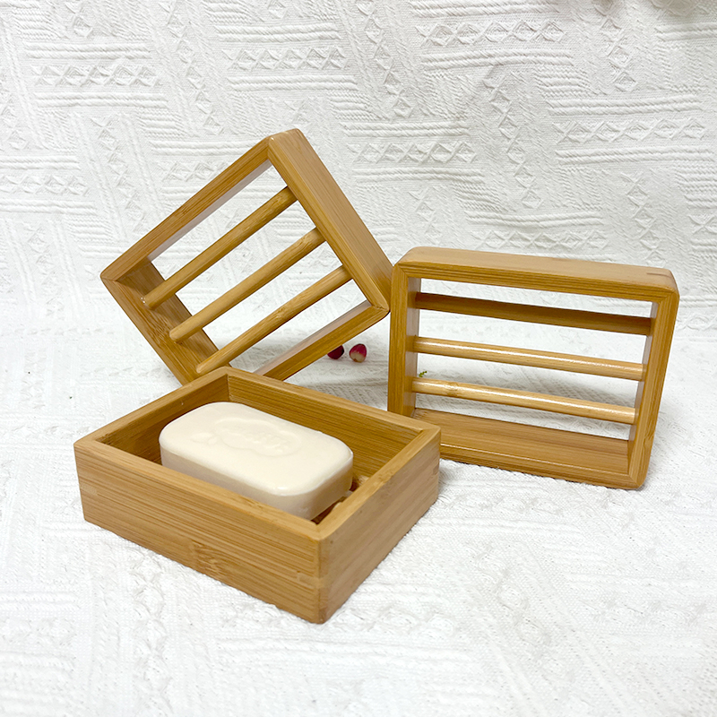 Wholesale bamboo wooden soap dish