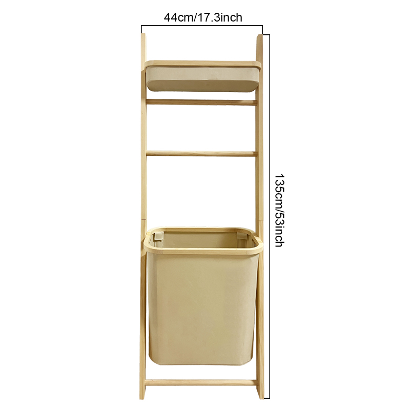 custom bamboo wall ladder towel rack