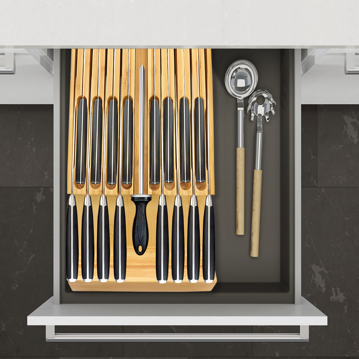Wholesale knife drawer organizer