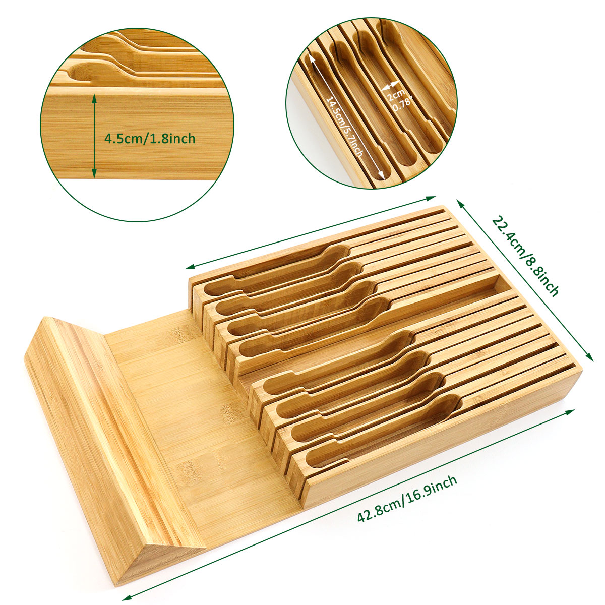 Wholesale knife drawer organizer