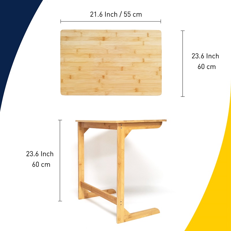 custom bamboo over bed table