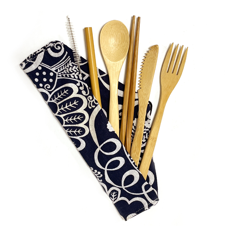 Wholesale bamboo cutlery set