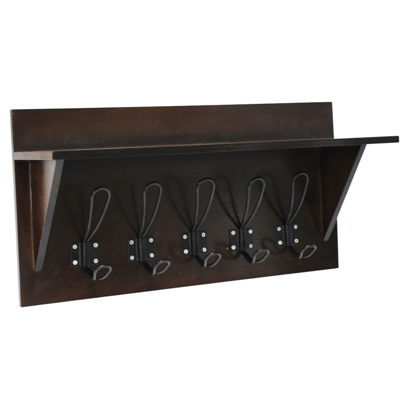 custom bamboo wooden wall organizer