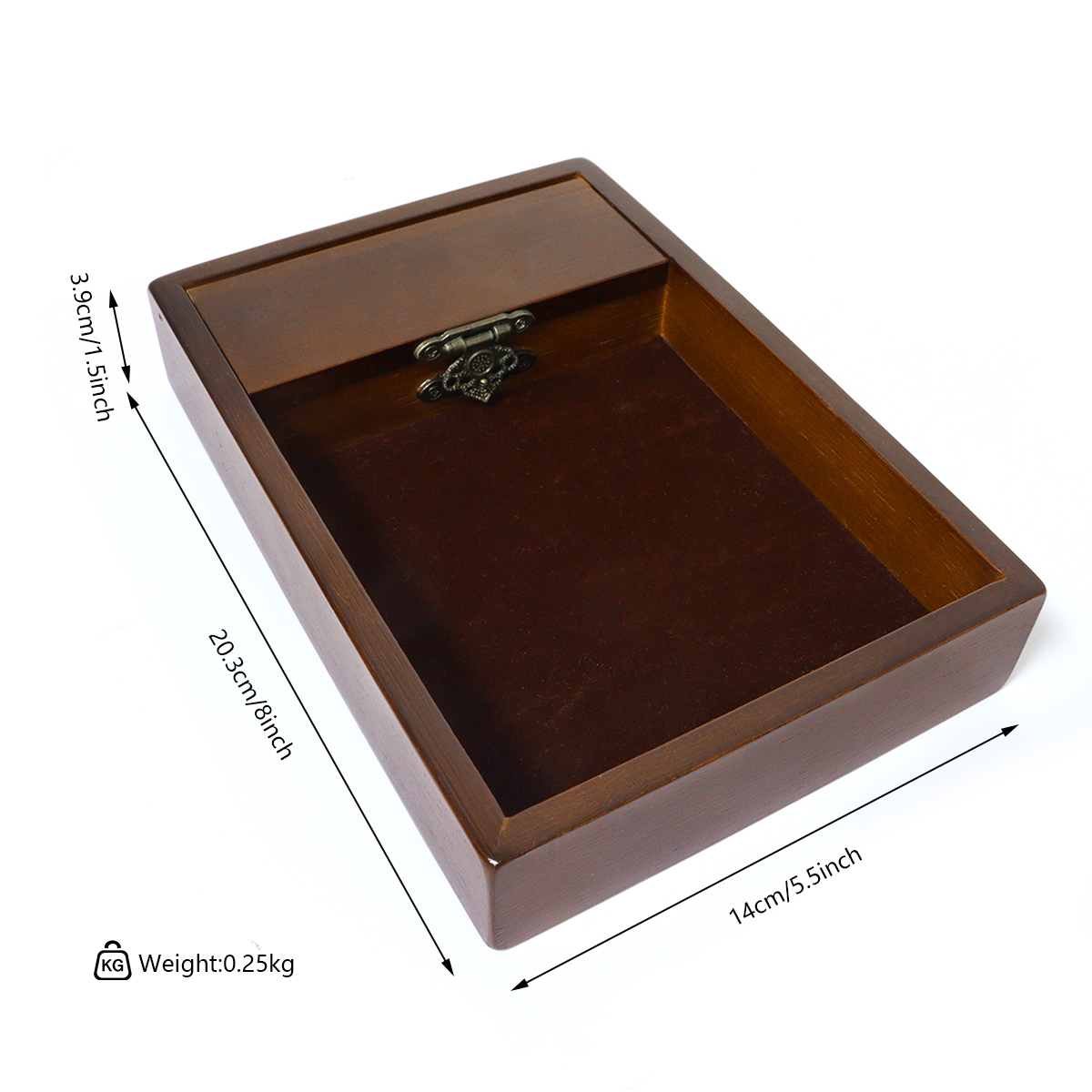 Dungeons and Dragons Dice Rolling Tray with Dice Storage Vault