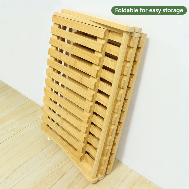 3-tiers foldable bamboo shoes rack