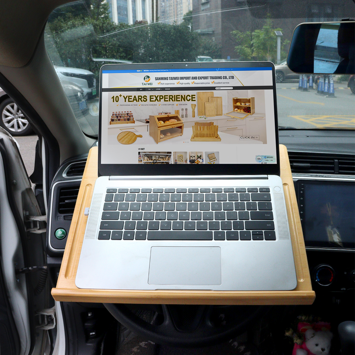 Car Steering Wheel Tray Laptop Desk