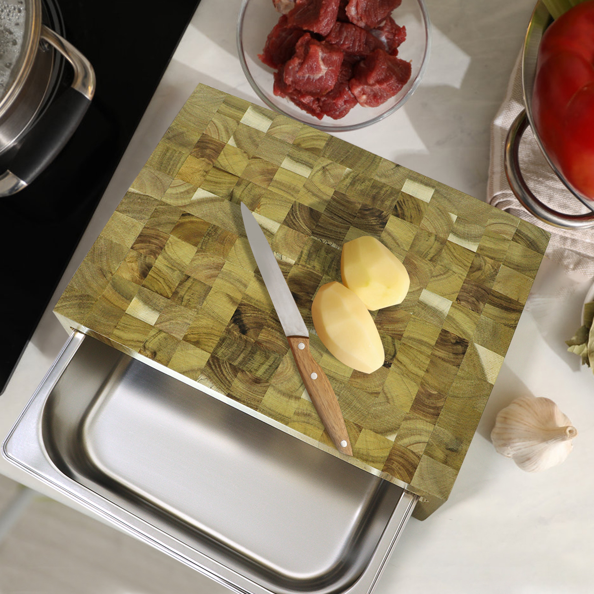 Chopping Block for Food Preparation