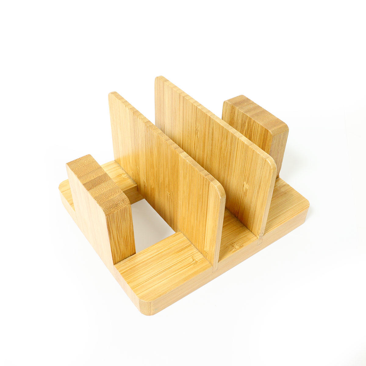 Bamboo Cutting & Chopping Board Storage Rack Organizer Stand Holder