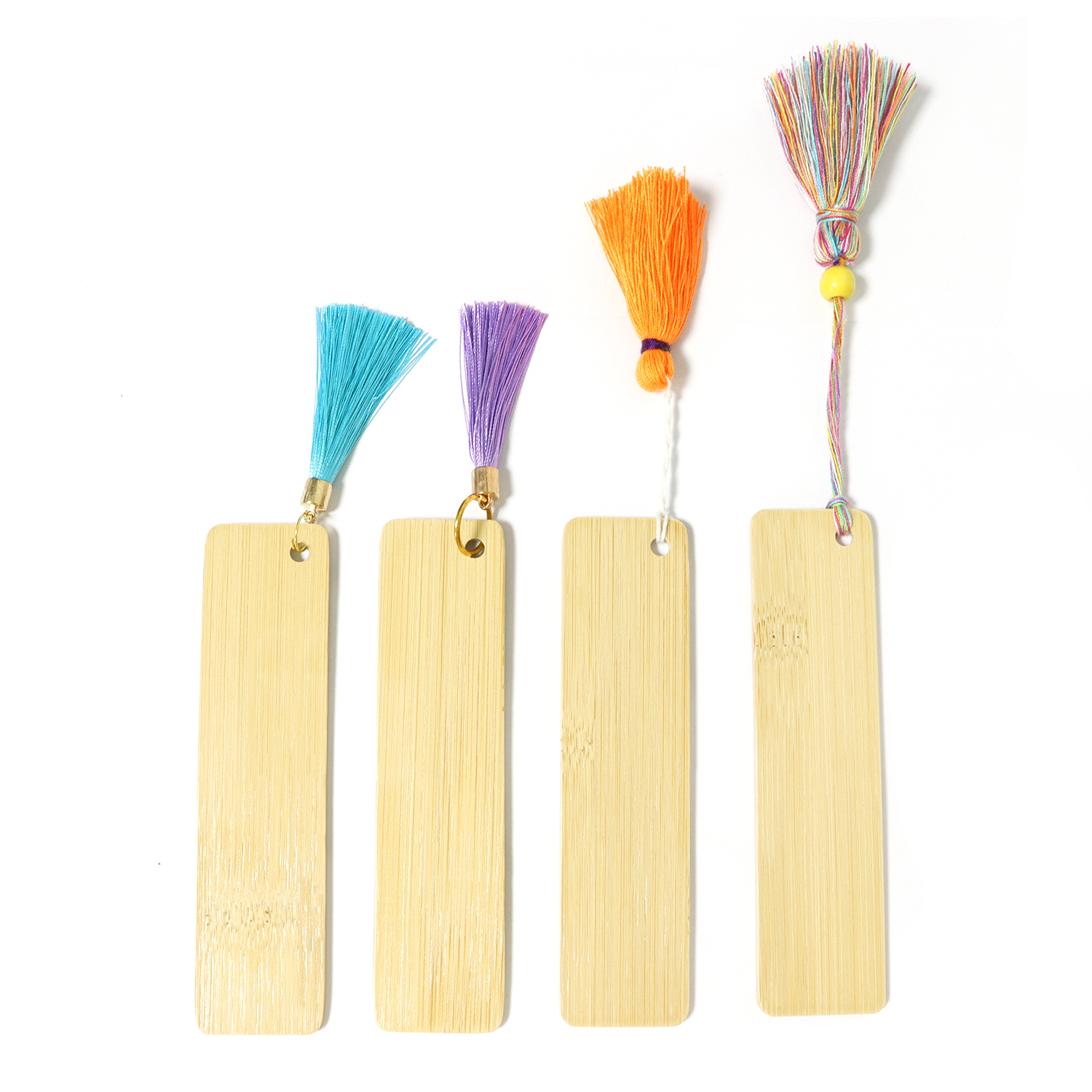 Bamboo Book Page Tag Bookmark and Bookends