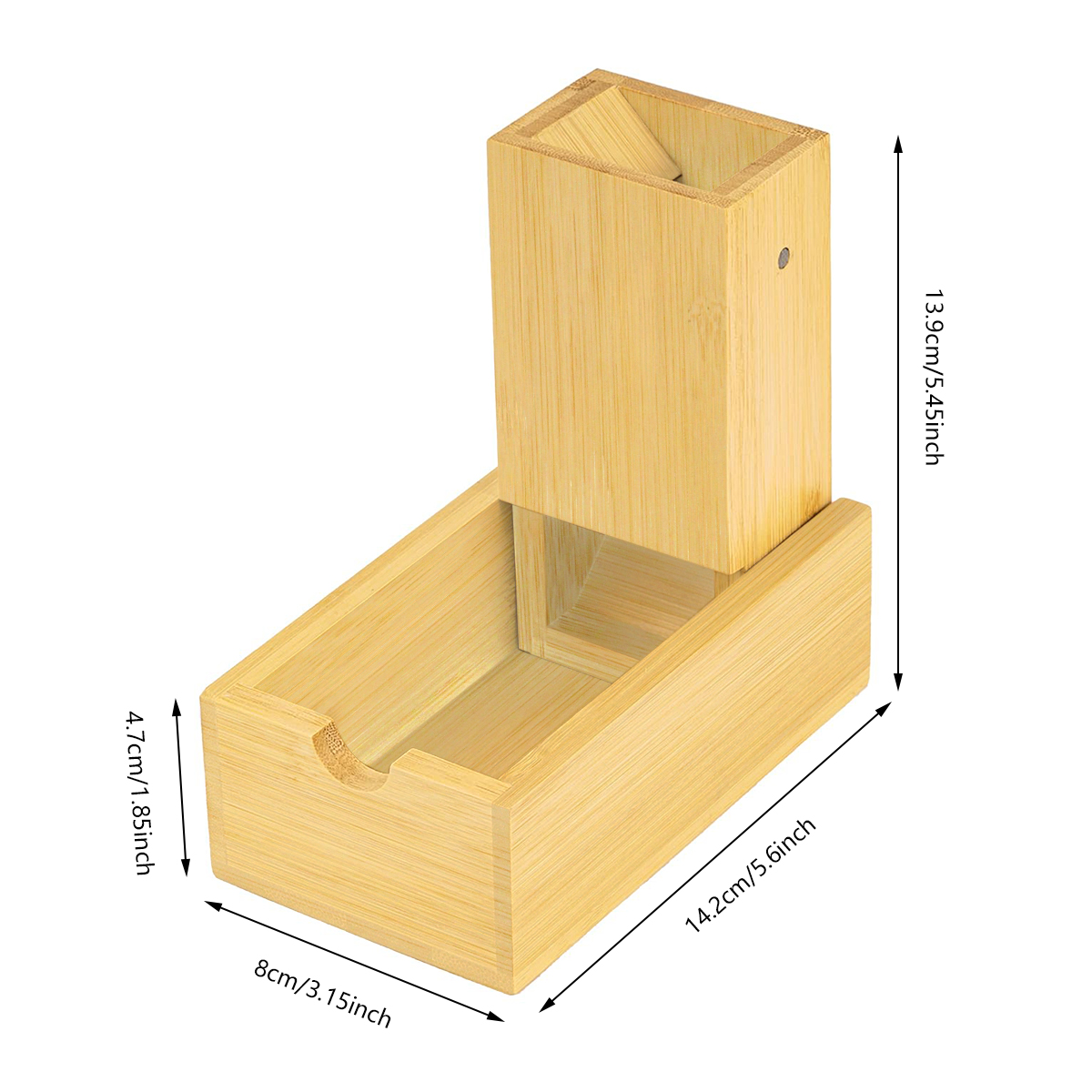 Bamboo Dice Tray Novelty Gift for Adults