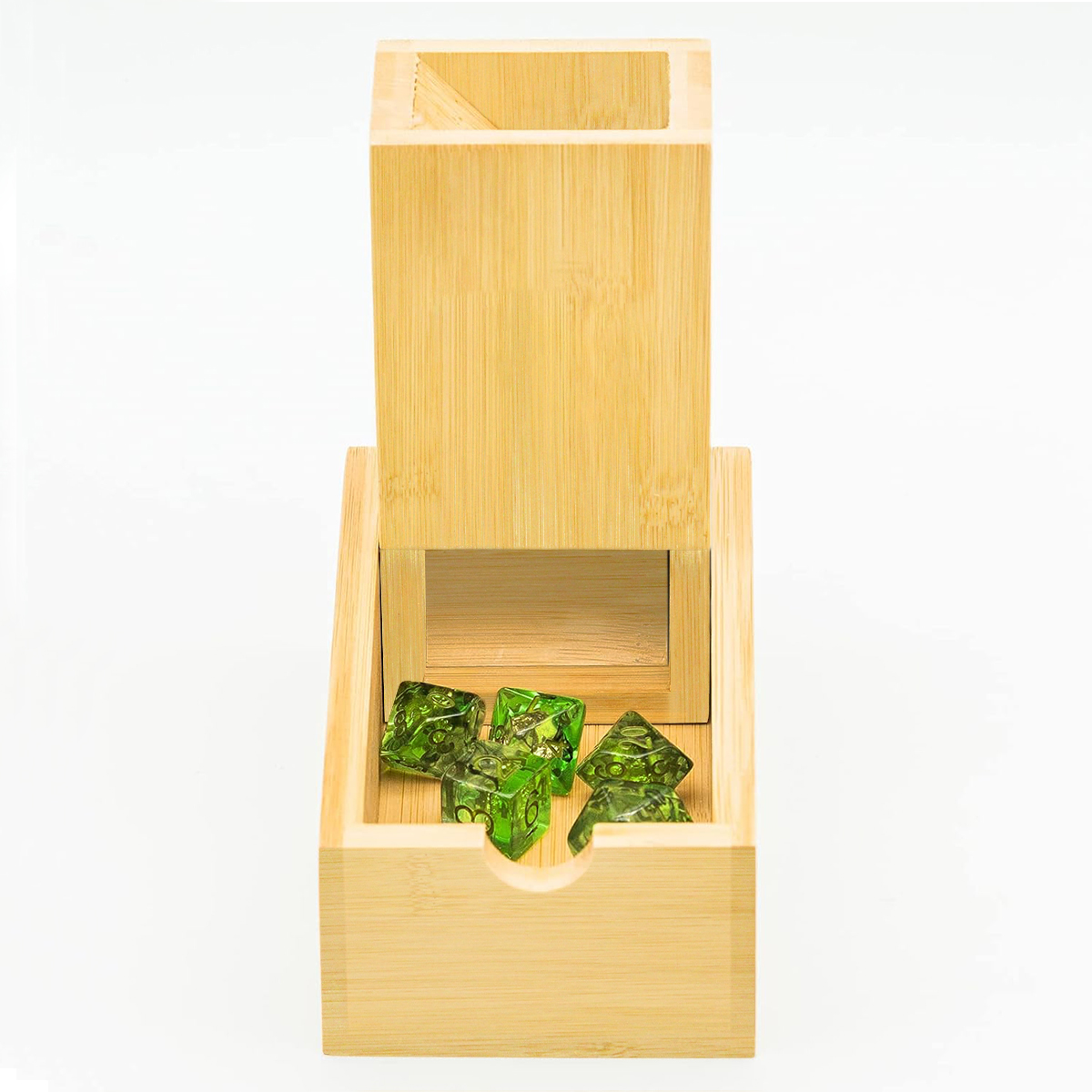 Bamboo Dice Tray Novelty Gift for Adults