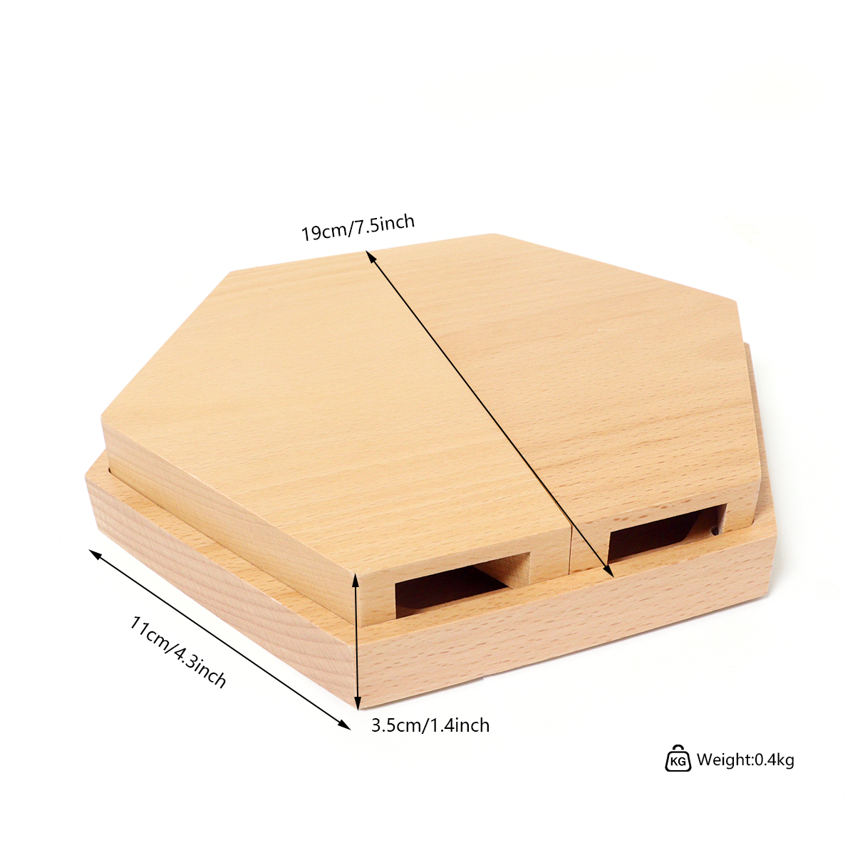 Custom Bamboo Boardgame Dice Rolling Towers Tray