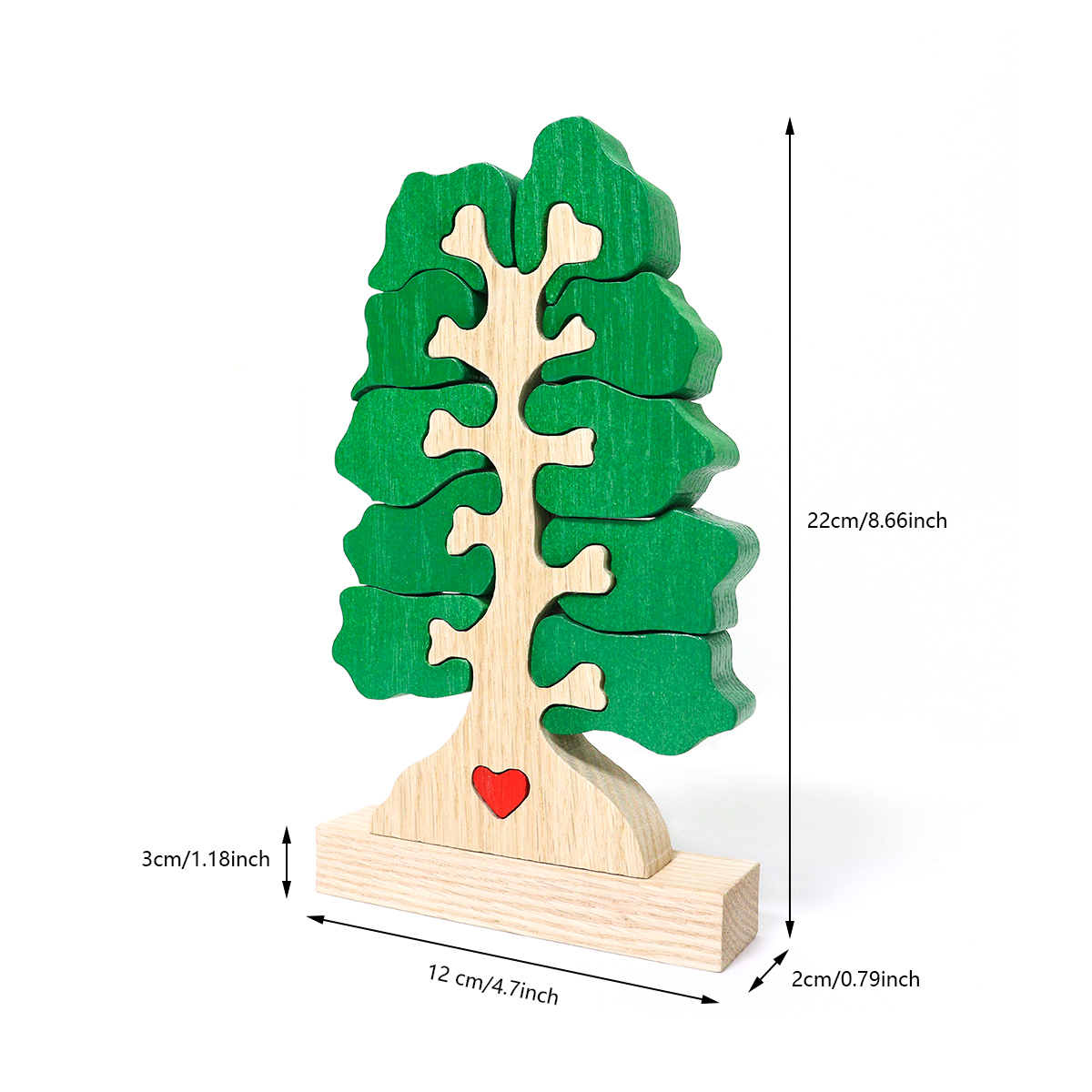 wooden toys puzzle tree for kids